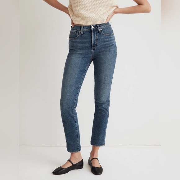 Madewell Stovepipe Jean Size 25 with magic pockets. Blue Denim - Picture 12 of 12